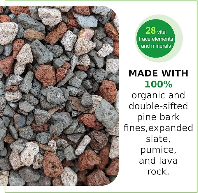 Bonsai Soil Mix by Tinyroots - All Purpose Bonsai Soil Mix Ready to Use Blend, Used for All Varieties of Bonsai Trees, 2.25 Quarts