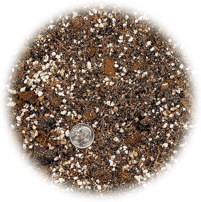 Gardenera's Professional Grade Potting Mix for Peace Lilies : The Perfect Growing Environment for Your Indoor Plants [2-Quart Bag]