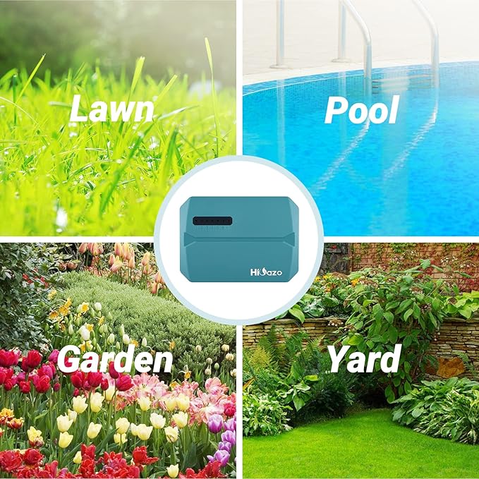 Smart Sprinkelr Controller 6 Zone, WiFi Indoor Irrigation Controller, Free APP, Supports Rain Sensor, Seasonal Adjustment, Automatic/ Manual Watering (HO-SC-6W)