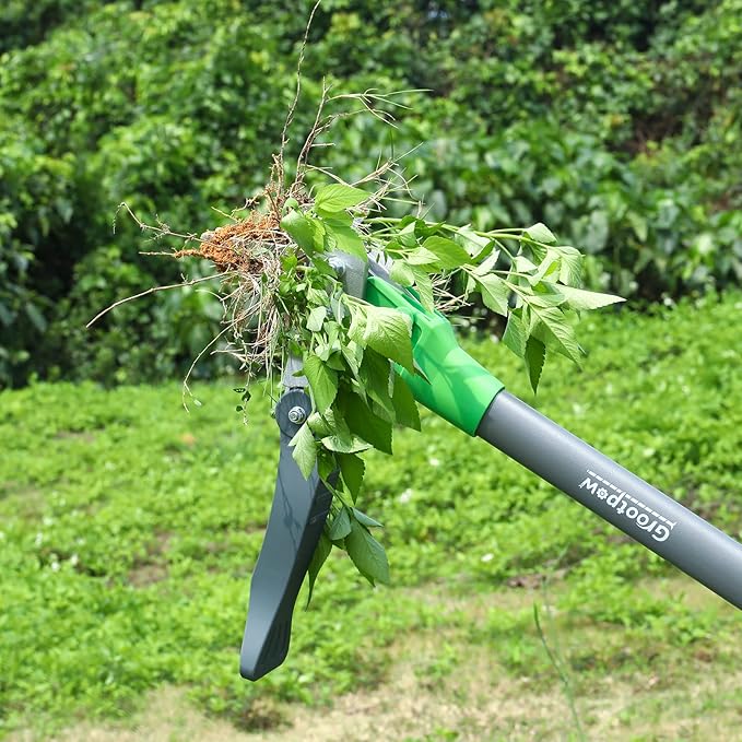 WP5 Apex Weeder, Lightweight Weed Puller Tool for Women, Weeding Remover Tool with 3-Claw Stainless Steel, 39-inch Ergonomic Handle, Easily Remove Weeds Without Bending or Kneeling