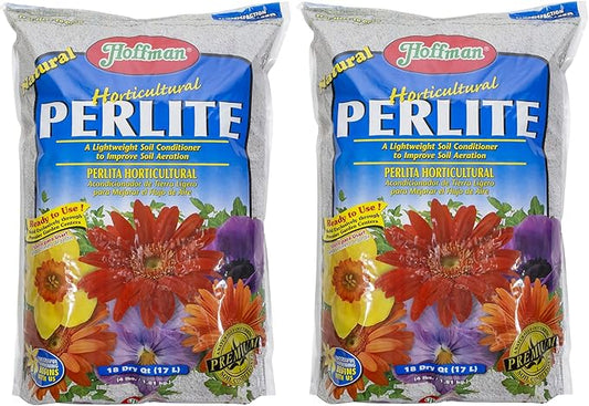 Hoffman 16504 Horticultural Perlite, 18 Quarts, 2 Pack