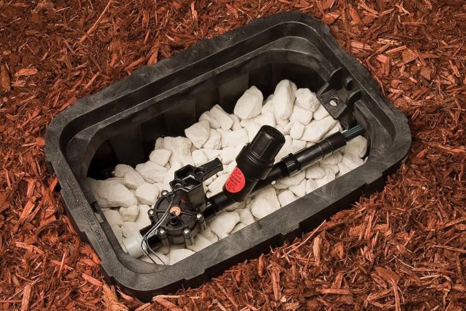 Rain Bird EFP075FS Drip Irrigation Coupling Adapter & PRF07530S Drip Irrigation In-Line 30 PSI Pressure Regulating "Y" Filter, 3/4" Male Pipe Thread