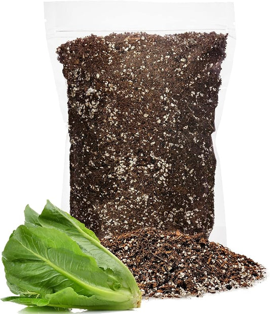 Premium Organic Potting Soil for Lettuce - (2 Quart Bag)