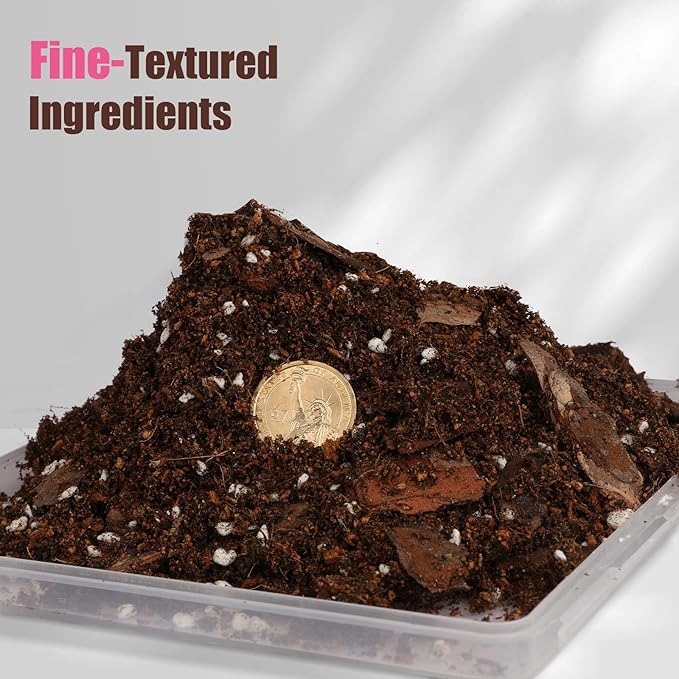 Organic Rose Soil Mix, Indoor Plants Potting Mix for All Potted Rose, Grow Healthy houseplants Indoors