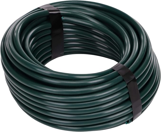 Raindrip R256DT Supply Tubing, 1/4 in x 50 ft, Green Polyethylene, Drippers, Emitters, Irrigation Parts, and Drip Systems