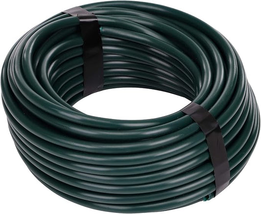 Raindrip R256DT Supply Tubing, 1/4 in x 50 ft, Green Polyethylene, Drippers, Emitters, Irrigation Parts, and Drip Systems