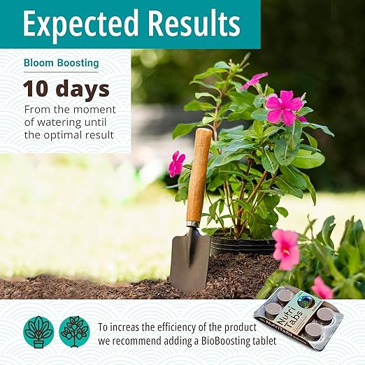 Plant Food for Houseplants - 3 Packs Blue “Bloom Boosting” Mineral Tablets; Nitrogen Rich Fertilizer; Indoor/Outdoor Plant Food for Bloom Nutrition; Garden, Tree and House Plant Fertilizer