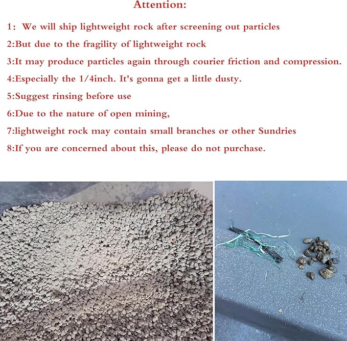 Organic Pumice for Bonsai and Horticultural 100% Natural- (3 gallons, 1/4 inch)