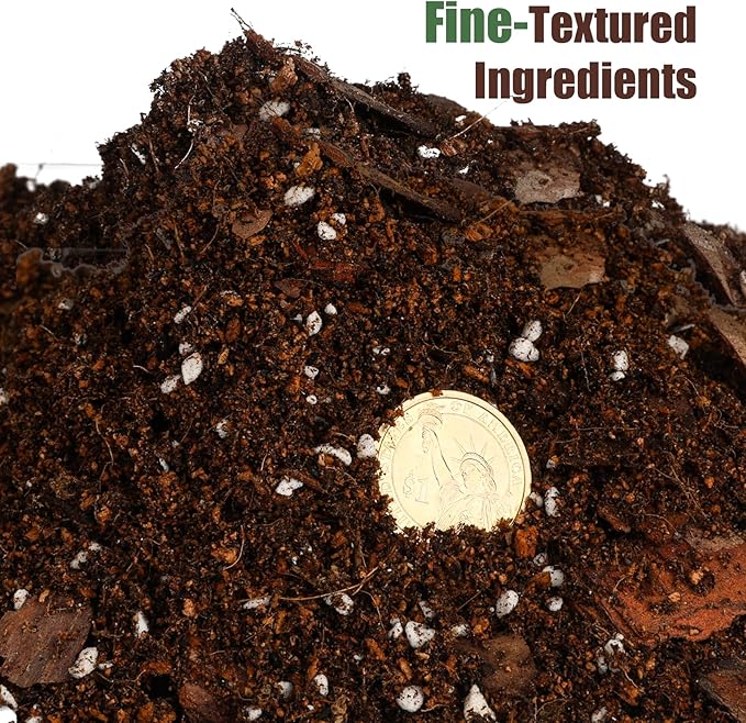 Organic Fiddle Leaf Fig Potting Mix 10qt, Indoor Plants Potting Mix for All Potted Ficus Lyrata Plant, Grow Healthy houseplants Indoors