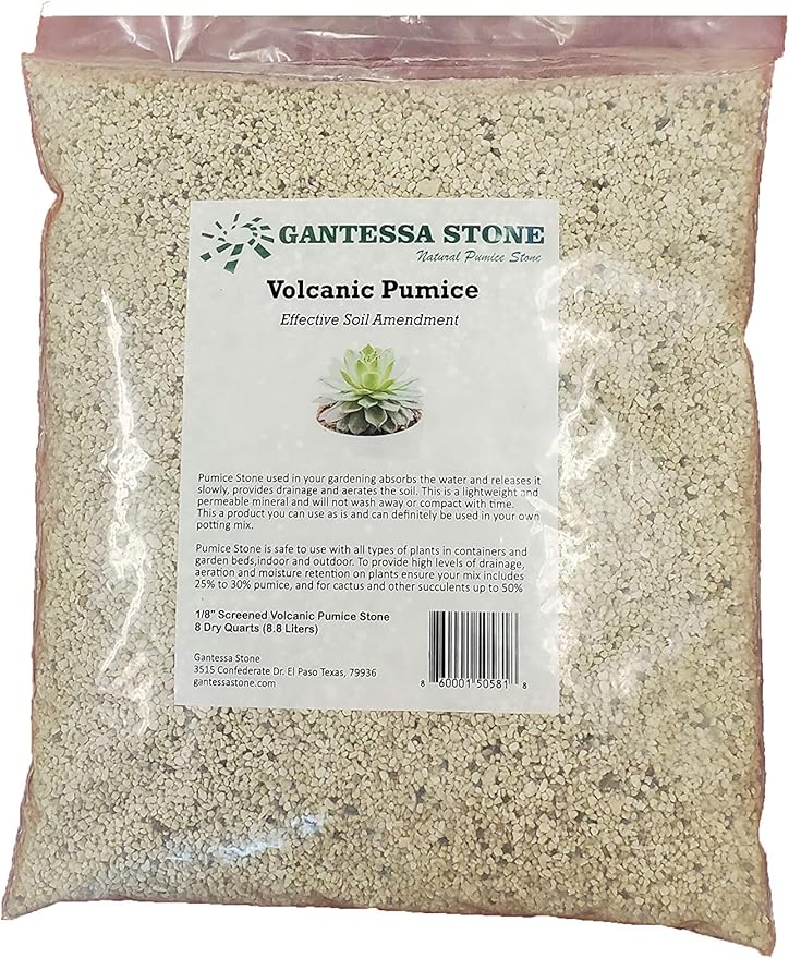 Gardening Pumice Soil Amendment | 1/8" Screened | 8 Quarts