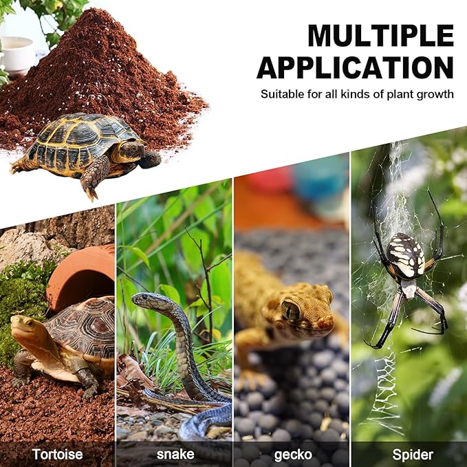 Organic Coconut Soil (6-Pack) - Ground Coconut for Planting, Gardening, and Potting Mixes, Sustainable and Eco-Friendly Coconut Earth for Yard, Garden, and Patio Tree Planting and Growth