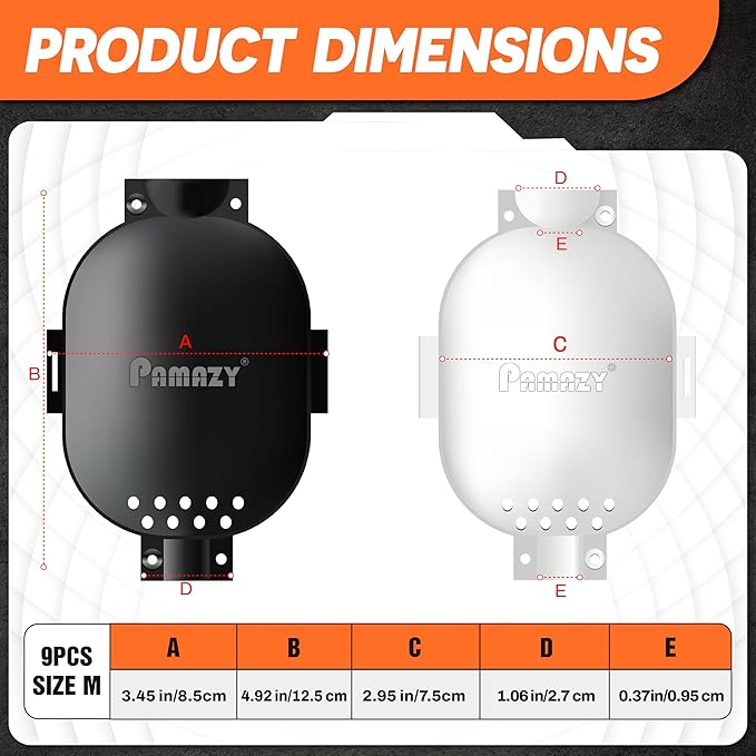[Upgraded] 9Pcs Tree Root Growing Box with Drain Holes, Half Transparent Plant Rooting Propagation Ball & Metal Core Twist Ties, for Fast Propagation Plants (Size M)