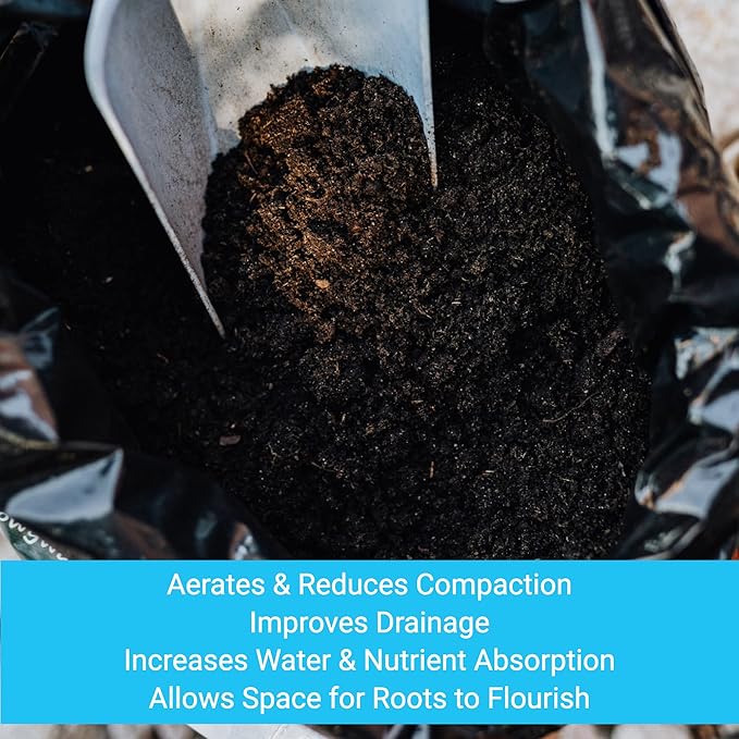 Professional Peat Moss | for Container and Garden Plants | All Natural Lightweight Soil Additive | Large 2.2 Quarts | Made in USA