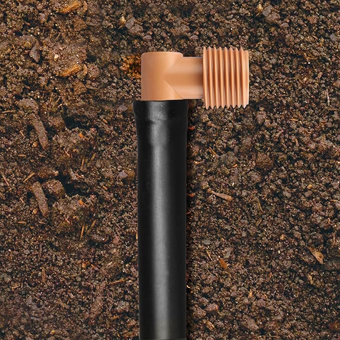 1/2 Inch Threaded Drip Irrigation Male Adapter：Drip Irrigation Universal PVC Adapter 1/2" Male Pipe Thread (MPT) x 1/2" Barb Elbow Swing Pipe Irrigation Fittings (10 Pack)