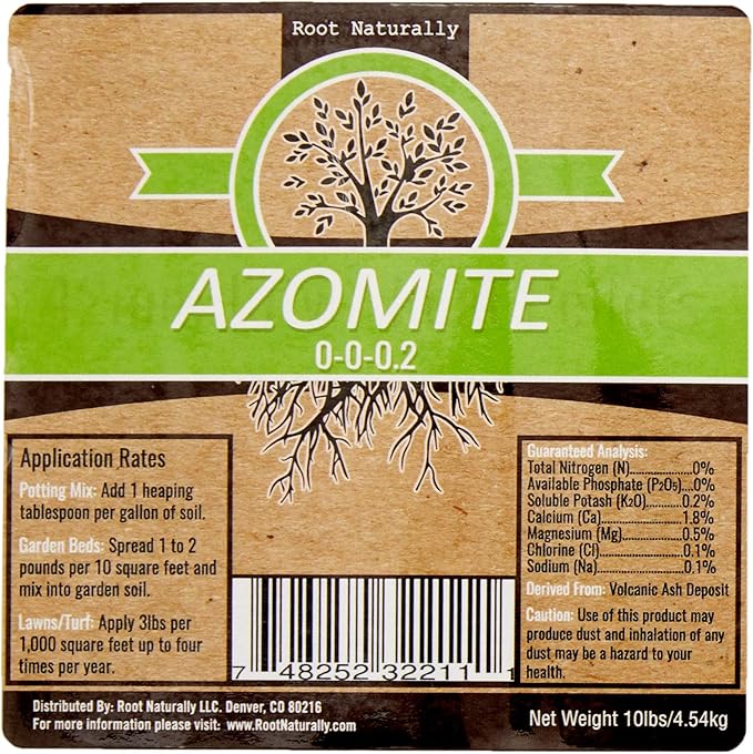 Azomite Rock Dust - 10 Pounds