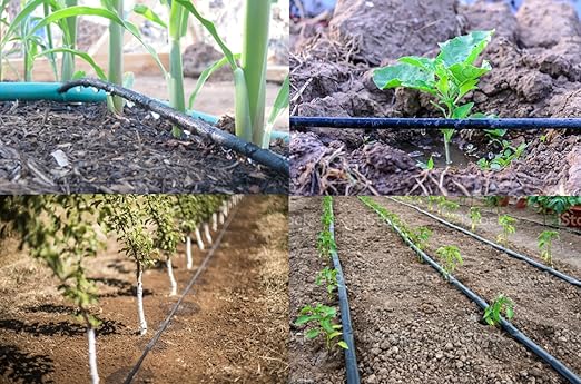 12 Pack Drip Irrigation Fittings 1/2” Drip Line, Rain Bird XFF-Coup 17mm Drip Line Connectors, 1/2 Inch Drip Irrigation Tubing, Drip Irrigation Connectors, Drip Hose Connectors Includes LED Light