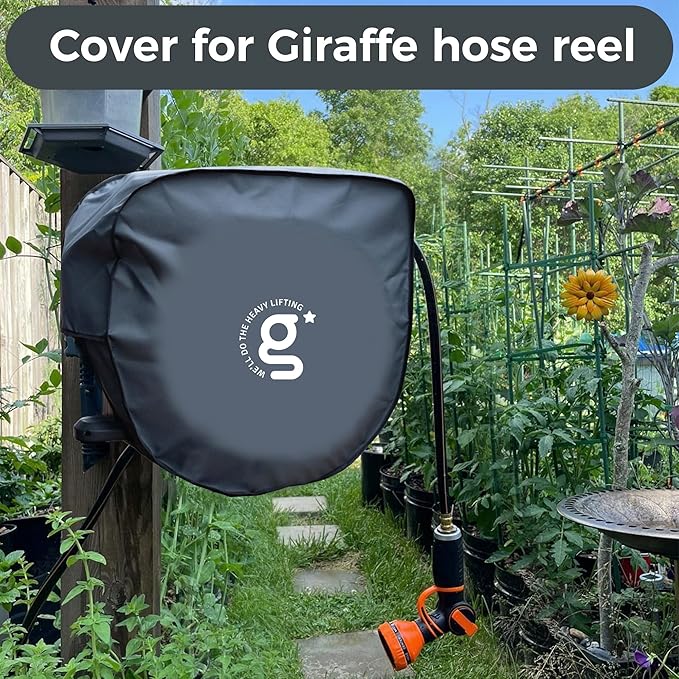 Giraffe Tools AW30/ AW25 Retractable Garden Hose Reel Cover UV Resistant, Waterproof and Anti-Fading Cover for Water Hose Reel