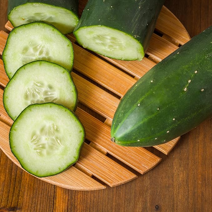 Straight Eight Cucumber Seed for Planting - Over 90 Heirloom Seed Pack - Non-GMO Pickling Cucumber Seeds for Planting Indoors or Outdoors