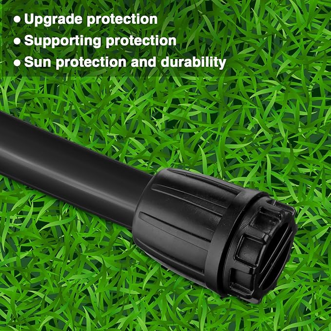 16 Pcs 1/2 inch Irrigation Fittings End Plugs For (1/2" ID x0.6-0.63" OD) 16mm Drip Tubing Connectors (Green and Blue)