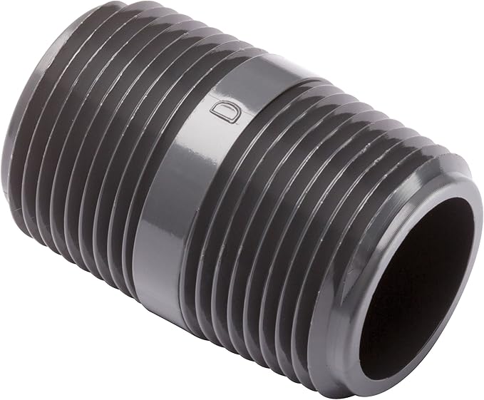 Rain Bird RISER2_100 PVC Spray Head Riser, 1" Male Pipe Thread x 1" Male Pipe Thread, 2" Length