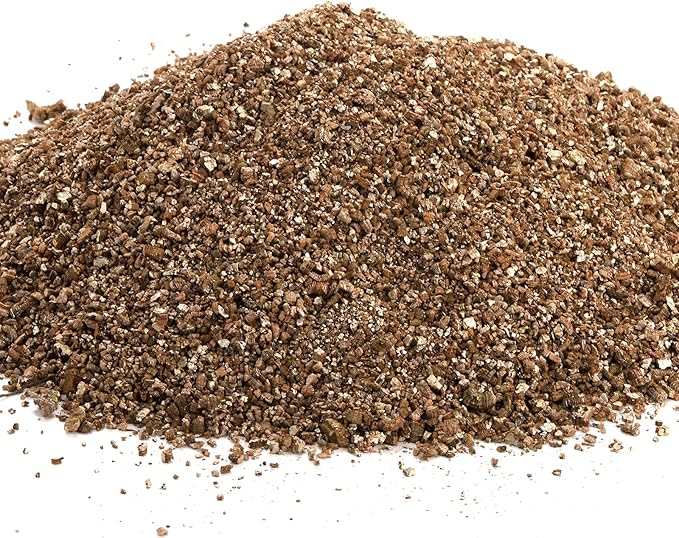 Okllen 12 QT Natural Organic Vermiculite, Hearth Vermiculite Granules for Plants and Gardening