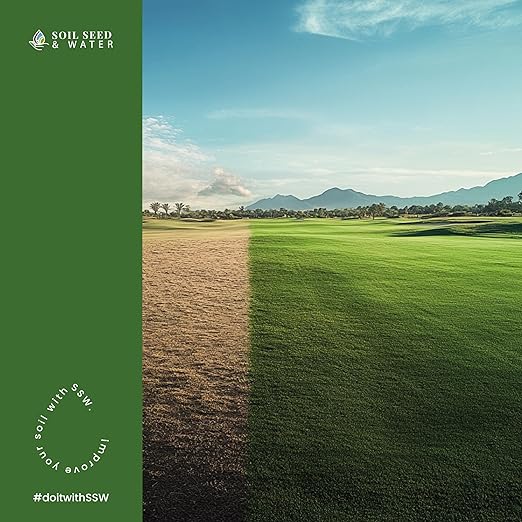 Soil Seed & Water Turf Daddy overseed and Aeration Blend Organic Fertilizer Soil Amendment for Grass, Lawn, Turf and Landscaping - OMRI Listed