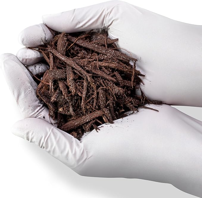 Brown Mulch - Create a Polished and Professional Outdoor Space - 3 QUARTS