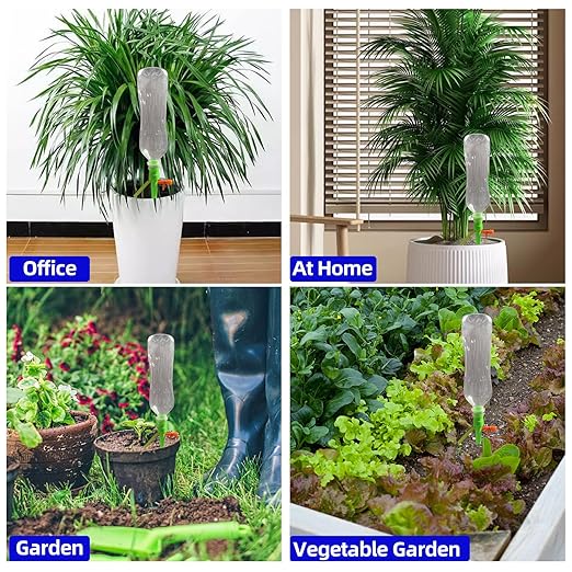 Self Watering Planter Insert Devices, Garden Automatic Watering System, Plant Watering Spikes for Outdoor Plants, Potted Plant Watering System for Vacation（16 PCS)