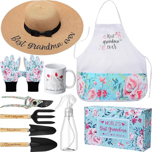 Gifts for Grandma Mothers Day Garden Gifts for Granny Best Grandma Garden Plant Lover Tool Set
