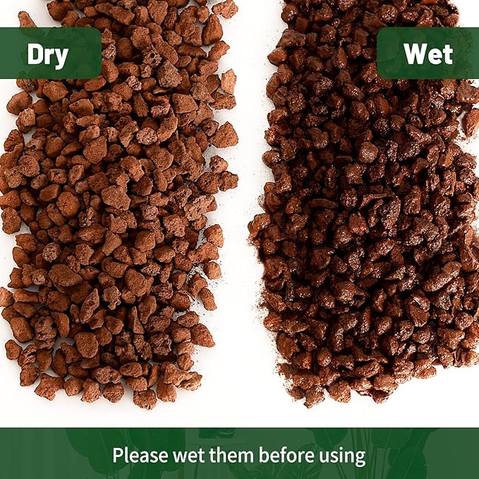 Red Lava Rock 10LB for Plants Garden Landscaping Decoration Aquarium Volcanic Horticultural Bonsai Terrarium Fish Tank Decorative Stone, Size from 0.25 to 0.35 Inches