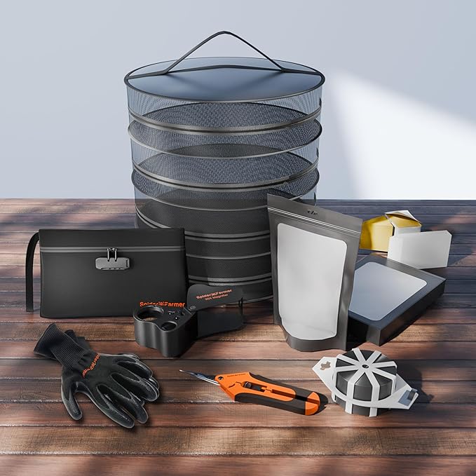 Spider Farmer Cost-Effective 9-in-1 Plant Grow Tools Kit,Specifically Designed for Growing,Pruning, Drying and Storage Tool Set