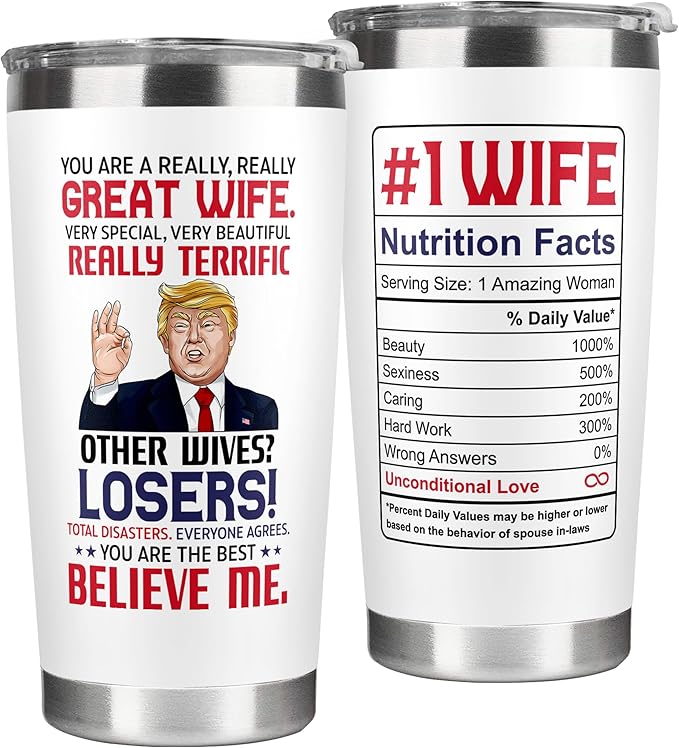 Gifts for Wife - Wife Gifts, Gifts for Her - Wedding Anniversary, Wife Birthday Gift Ideas, Valentines Day Gifts for Wife, Mothers Day Gifts for Her Wife - I Love You Gifts for Her - 20 Oz Tumbler