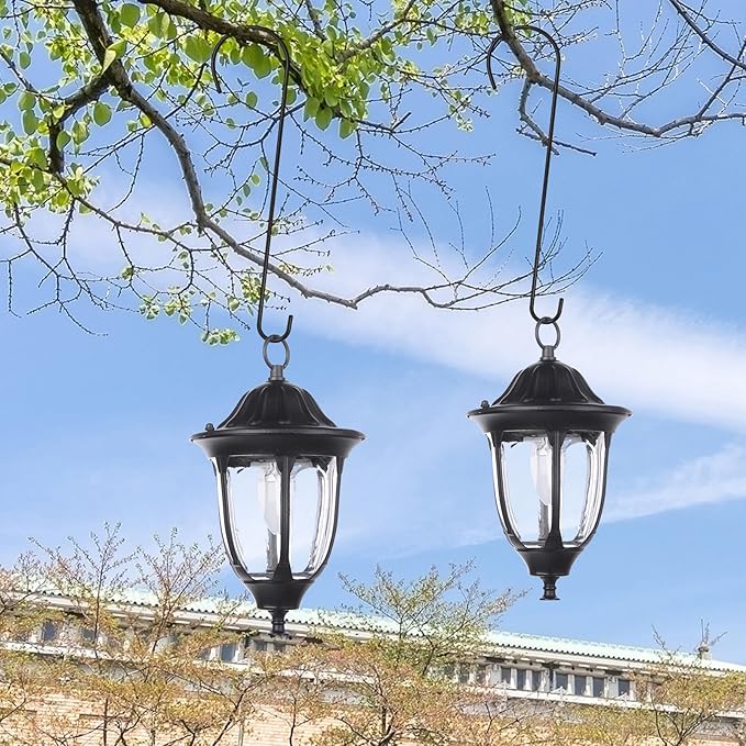 6 Packs 24 Inch Long S Hooks for Hanging Plants,Extra Large S Hooks,Metal Bird Feeder Hooks, Rustproof Garden Planter Hanger for Tree Branch, Basket, Lanterns, Wind Chimes, Outdoor Use