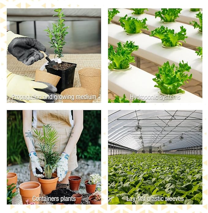 Perlite Horticultural Soil Amendment – Enhances Drainage and Aeration for Plants, Ideal for Root Cuttings, Seedlings, and Hydroponic Systems, OMRI-Listed, 100% Organic (24 QT)