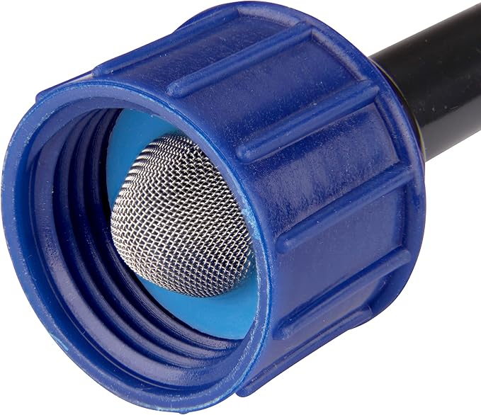 Raindrip R325CB Compression Swivel Adaptor with Washer, Connects 1/4 Inch Tubing or Dripline to 3/4 Inch MHT Hose Bibb or Garden Hose, Black