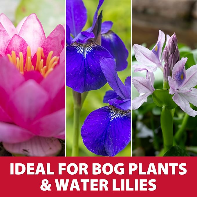 The Pond Guy Planting Bag & Soil Kit for Outdoor Water Gardens, Aquatic Flower Supplies, Pot & Grow Lily, Lotus & Bog Plants, Large Plant Bag & Soil