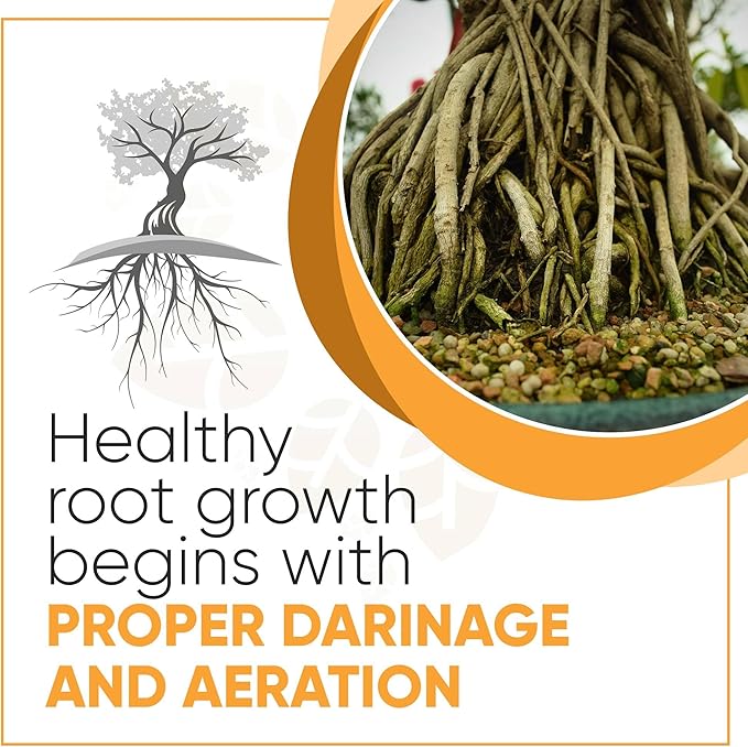 Akadama 2.25qt Bonsai Soil, Sifted Through 1/8 Inch Mesh Then Through 1/16 Mesh, Dust and Small Particles Removed