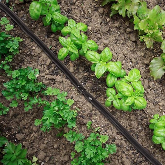 80 Pack Drip Irrigation 1/4” Barbed Coupling Fittings, Barbed Connectors Fits Universal 1/4-Inch Drip Tubing, Irrigation Coupler for Drip or Sprinkler System