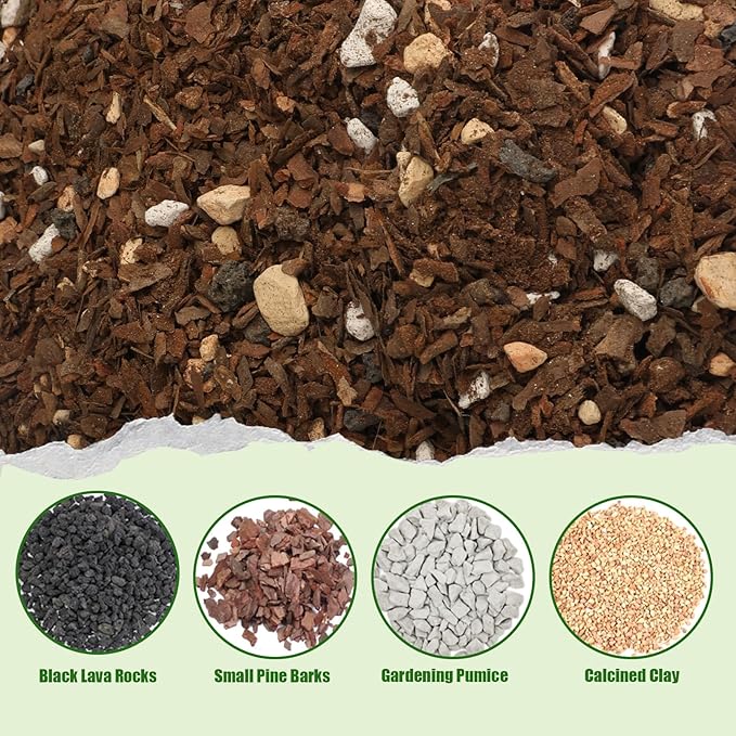 Bonsai Soil Mix Ready to Use (10qt), Premium Fast Draining Organic All Purpose Potting Mix for All Varieties of Bonsai
