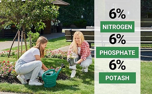 6-6-6 All-Purpose Professional Plant Food Fertilizer; Ideal for Winter Care & Spring Feeding, Perfect Balanced NPK for Indoor and Outdoor Plants (5 QUARTS)
