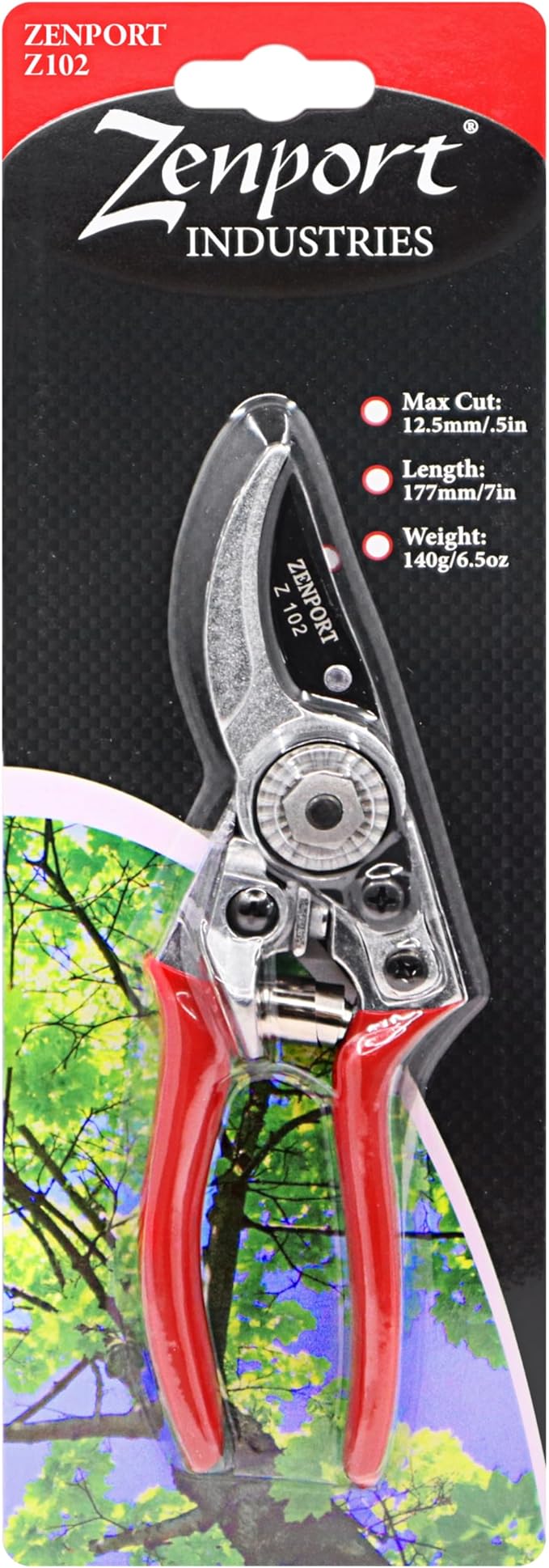 Zenport Z102-3PK of Pruners, 7-inch Ergonomic Swiss Style Bypass Pruning Shear, 3-Pack