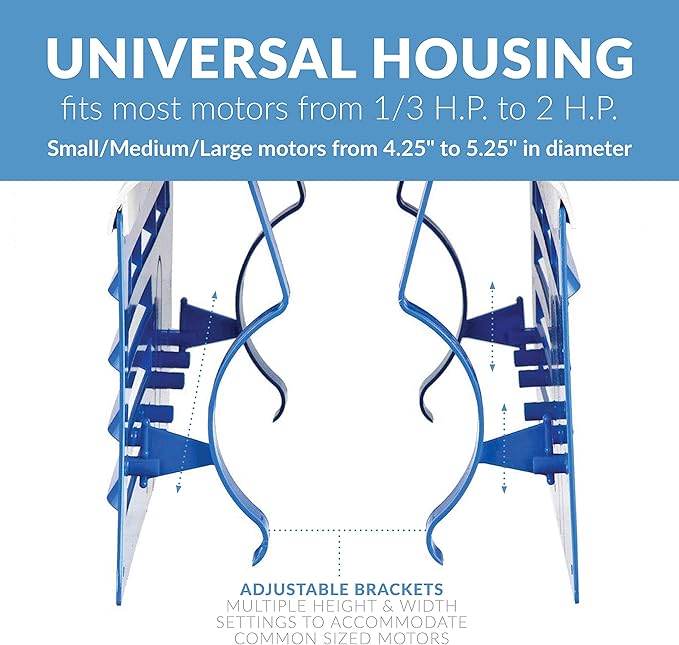 Red Lion 1.5 HP Sprinkler Pump Bundle with Blue Devil Motor Cover