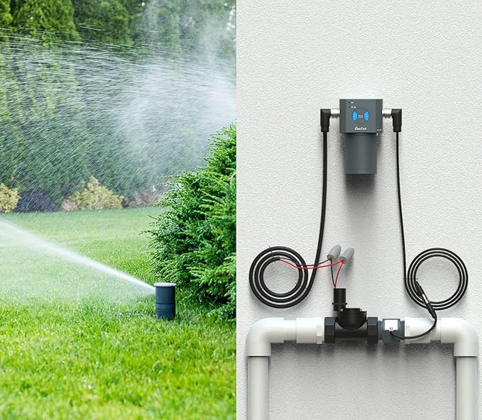 LinkTap ValveLinker & Gateway, Battery Powered Smart Sprinkler/Irrigation Controller, Automatic Rain Skip, Better Range Than WiFi, Compatible with LinkTap Wireless Water Timer, Alexa, IP66 (2-Zone)