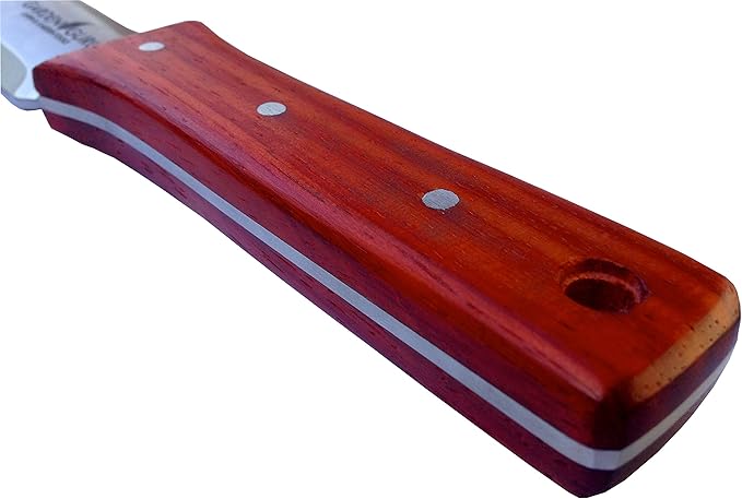 Garden Guru Hori Hori Garden Knife for Weeding, Digging, Pruning, and Cultivating - Stainless Steel Full Tang Blade | Marks for Measuring Planting Depth | Nylon Sheath for Storage (2 Pack)