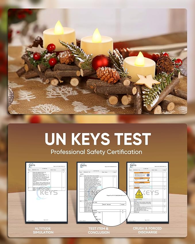 BEICHI Set of 24 Flameless LED Tea Lights Bulk, Electric Tealight Candles, Small Fake Candles Battery Operated, Warm White Flickering Mini Candles for Christmas, Home Decor