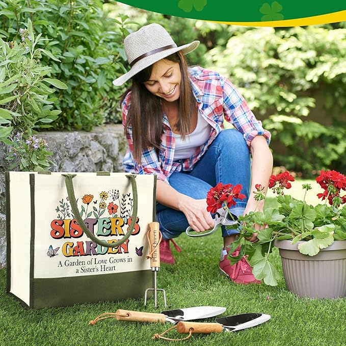Sister Gifts from Sister, Sister Garden Tools Gift, Sister Birthday Gifts Ideas, Sister Gardening Gifts for Sister, Unique Sister Gifts for Chrismas Birthday Plant Lover Sister Friends