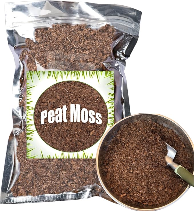 Peat Moss 2qt, Added to Soil and Enriches Plant Roots, Gardening Soil Amendment and Carnivorous Plant Soil Media