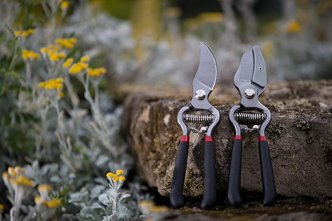 Spear & Jackson CUTTINGSET8 Traditional Bypass & Anvil Pruner/Secateur Set