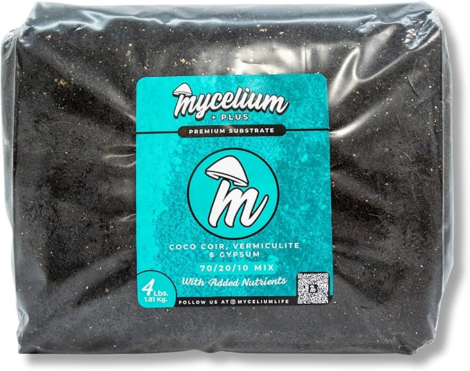 Mycelium's Dung-Loving Mushroom Monotub Bundle - 4LB CVG & 2LB Millet/Milo Grain | Expertly Prepared for Peak Mycelium Growth | Nutrient-Dense for Home Growers | Complete with Cultivation Enhancer