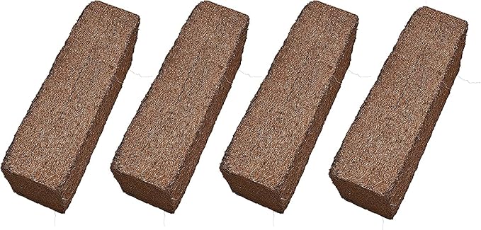 Verdana Coco Coir Brick Potting Mix – 5 Lb Pack - 4X 1.25 Lb Compressed Bricks - Coconut Fiber, Coco Peat - Alternative to Peat Moss – Soilless Growing Medium - Low EC, Optimum pH, High Expansion